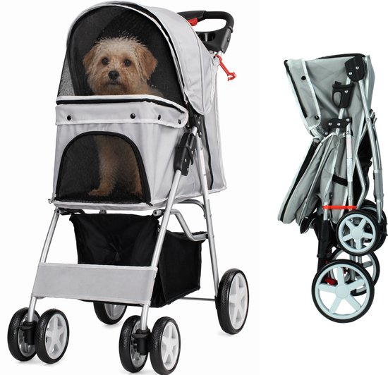 Cabino Hondenbuggy - Grijs