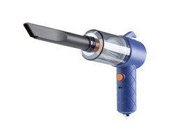 CLEANmaxx accu-handstofzuiger in een 6-delige set | Draadloze en zakloze handstofzuiger | 2-in-1 met zuig- en blaasfunctie | Ideaal voor in de auto, kruimels en dierenharen | Inclusief noodhamer en gordelsnijder