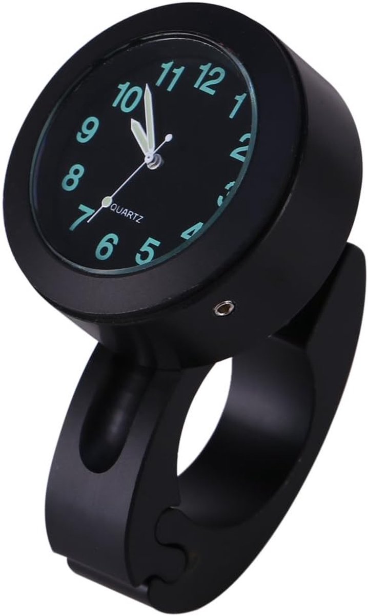 Glow Universele 7/8"-1" Waterdichte Motorfiets Digitaal Horloge - Nieuwe Aangepaste Motorfiets Klok