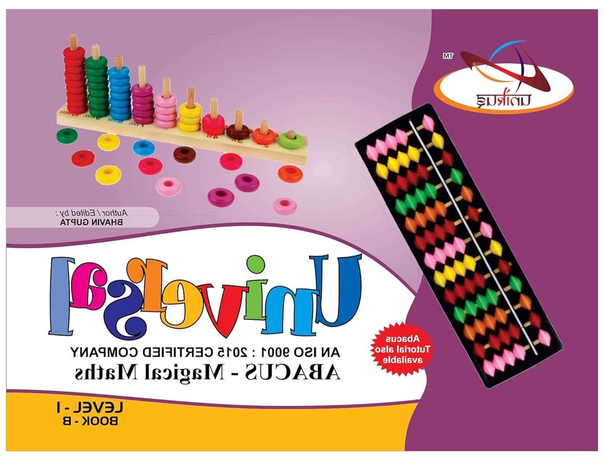 Abacus Leerboek - Rekenboek Kinderen - Rekenen Leren - Enkelvoudige Cijfers - 20.32 x 25.4 cm - Niet gespecificeerd