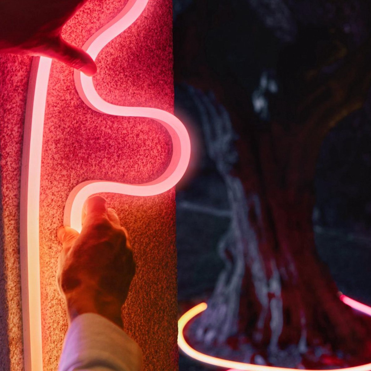 Philips Hue Neon LED strip outdoor 5 meter - Wit en Gekleurd Licht - Light Strip - Incl. Hue Dimmer Switch - Hue White and Color Ambiance — afbeelding 5