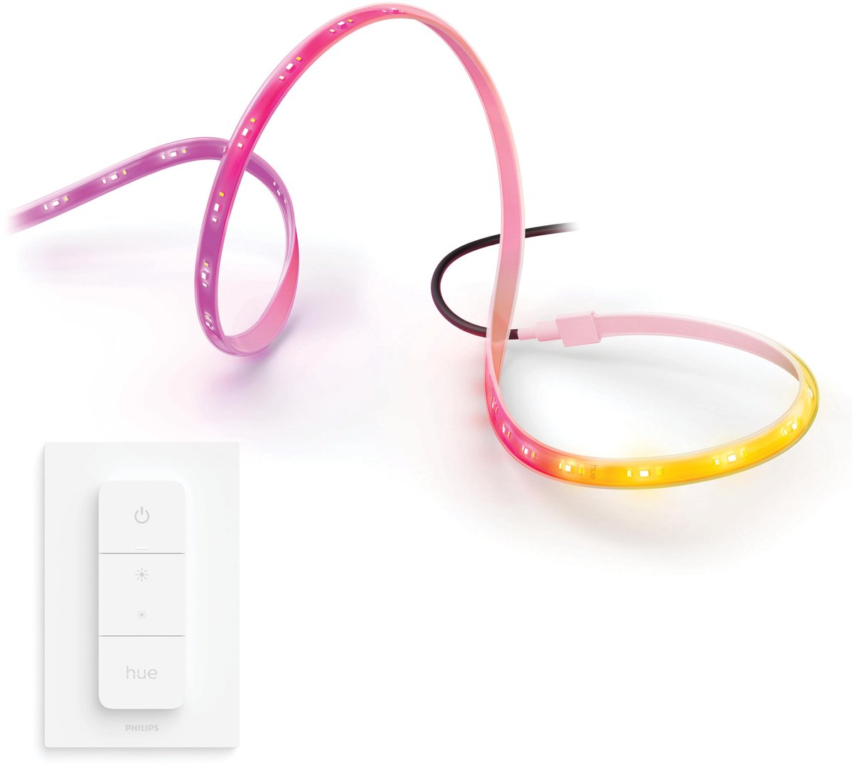 Philips Hue Flux LED strip outdoor 5 meter - Wit en Gekleurd Licht - Light Strip - Incl. Hue Dimmer Switch - Hue White and Color Ambiance — afbeelding 1