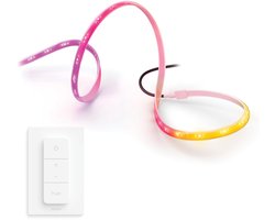 Philips Hue Flux LED strip outdoor 5 meter - Wit en Gekleurd Licht - Light Strip - Incl. Hue Dimmer Switch - Hue White and Color Ambiance