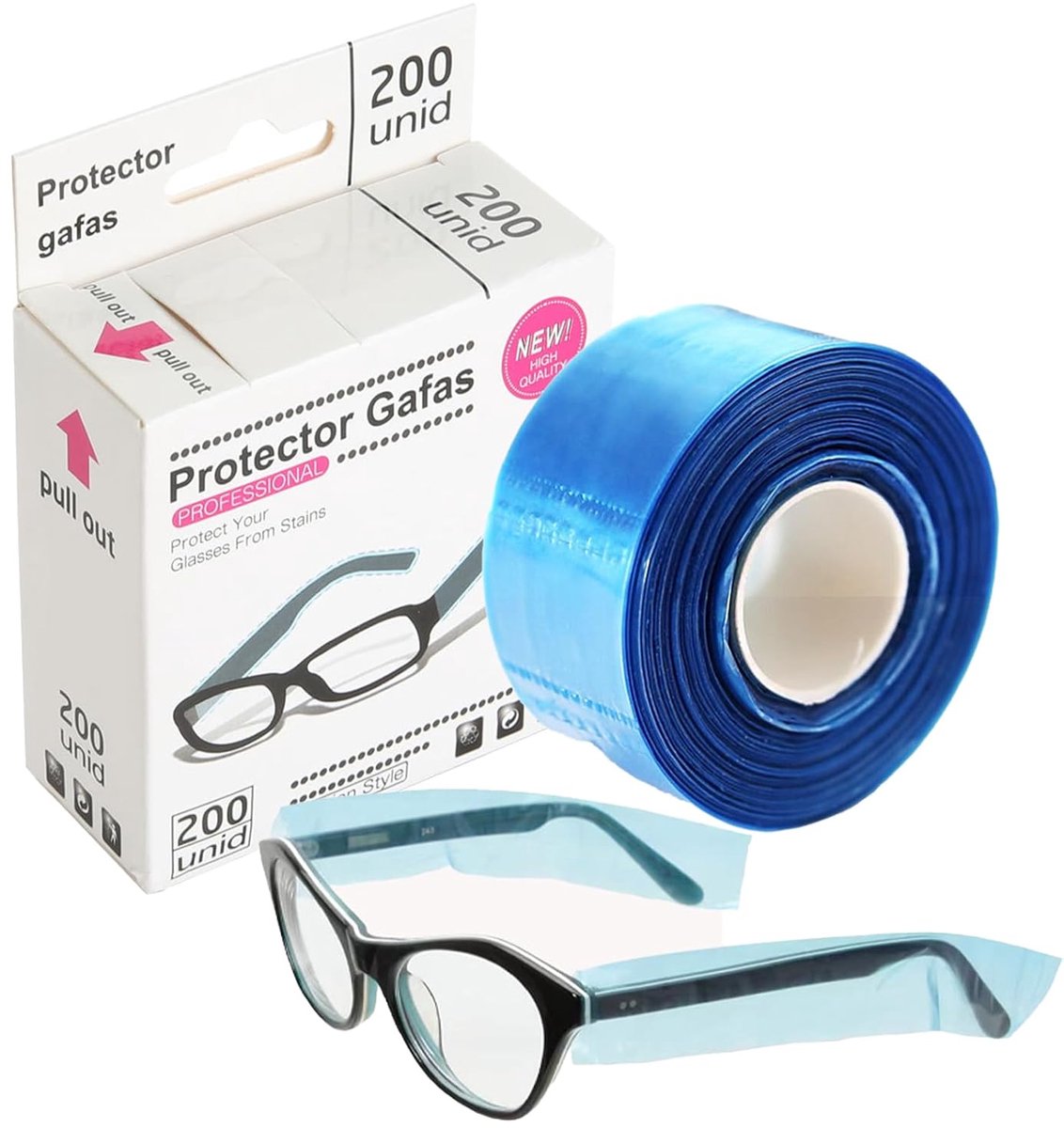 200Pcs Takbeschermingsglazen - Beschermglazen voor Haarverf - DIY Tools voor Woonkamer Bescherming
