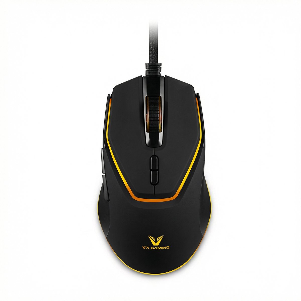 Volkano Gaming Griffin - Gaming muis - Bedraad - RGB - 7.000 DPI - 7 Knoppen - Zwart