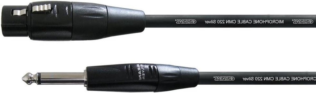Microfoonkabel - XLR Kabel - Muziek Opnemen - Zwart Gekleurd - 5 meter - Zwart