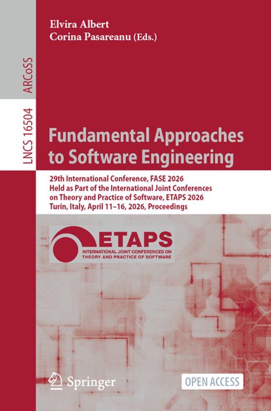 Lecture Notes in Computer Science16504- Fundamental Approach ... - cover