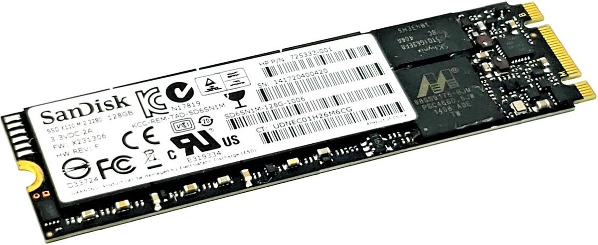Toshiba HG6 128GB M.2 2280 SATA III – THNSNJ128G8NU