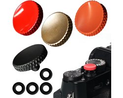 4 Pcs Trigger Button – Camera Shutter Button – Soft Release Button – Full Copper Concave Trigger Button – Compatibel met Leica M1-9 – Trigger Button voor Fujifilm X-PRO1 X-T3 X-E2S X-T10 X-T20 X-T30 X100S