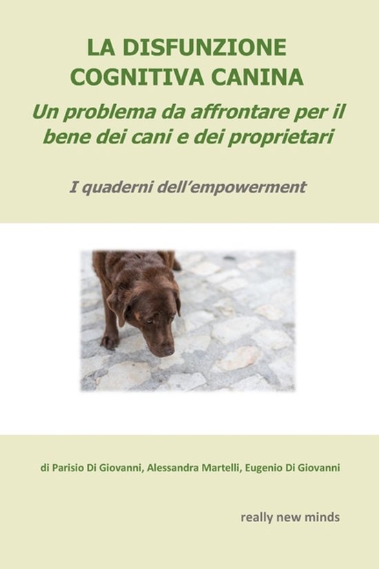 La disfunzione cognitiva canina - cover