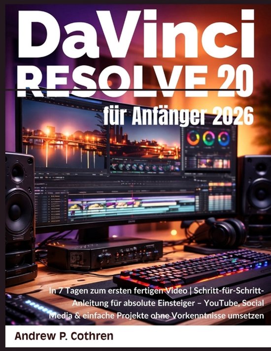 DaVinci Resolve 20 für Anfänger 2026 - cover