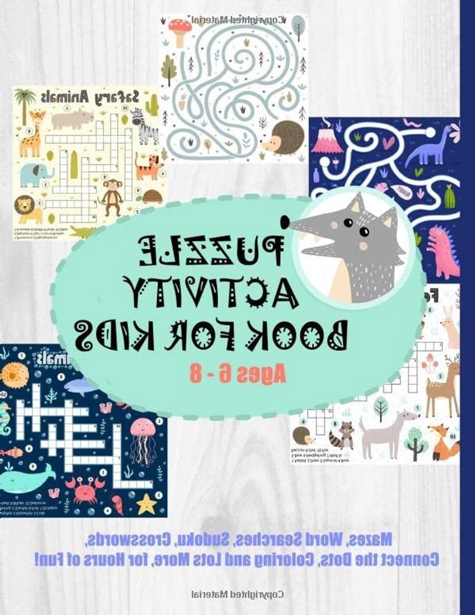 Activiteitenboek Kinderen - Puzzelboek Kleuters - Urenlang Plezier - Veelzijdige Puzzels - 130 Pagina's - Geen