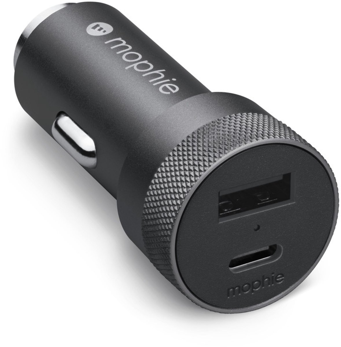 mophie dubbele (USB‑C/USB‑A) PD-autolader van 32 W
