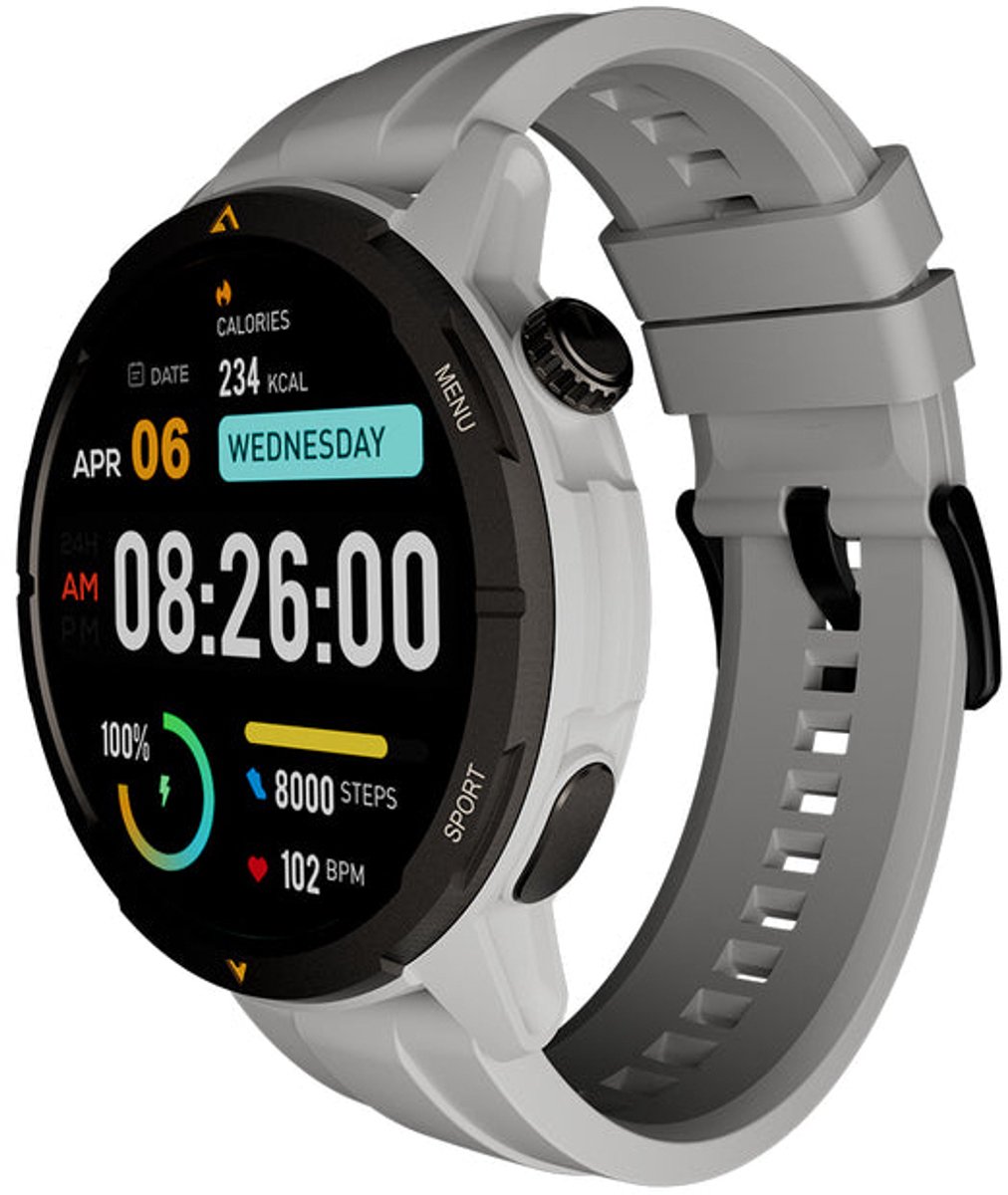 AGM Watch Legion - AMOLED - Grijs - Rugged Outdoor GPS Smart Watch - 5 ATM