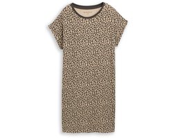 Tom Tailor - Chemise de nuit à motif léopard - Taille 40 - braun-mittel-Allover