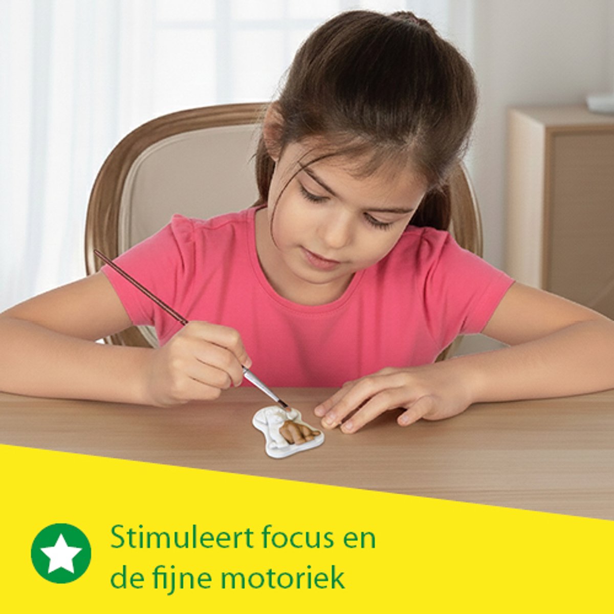 SES Creative - Gieten en Schilderen - Honden - gips gieten - inclusief gietmal, gips, 6 kleuren verf, penseel en spatel - knutselen voor kinderen vanaf 5 jaar — afbeelding 5
