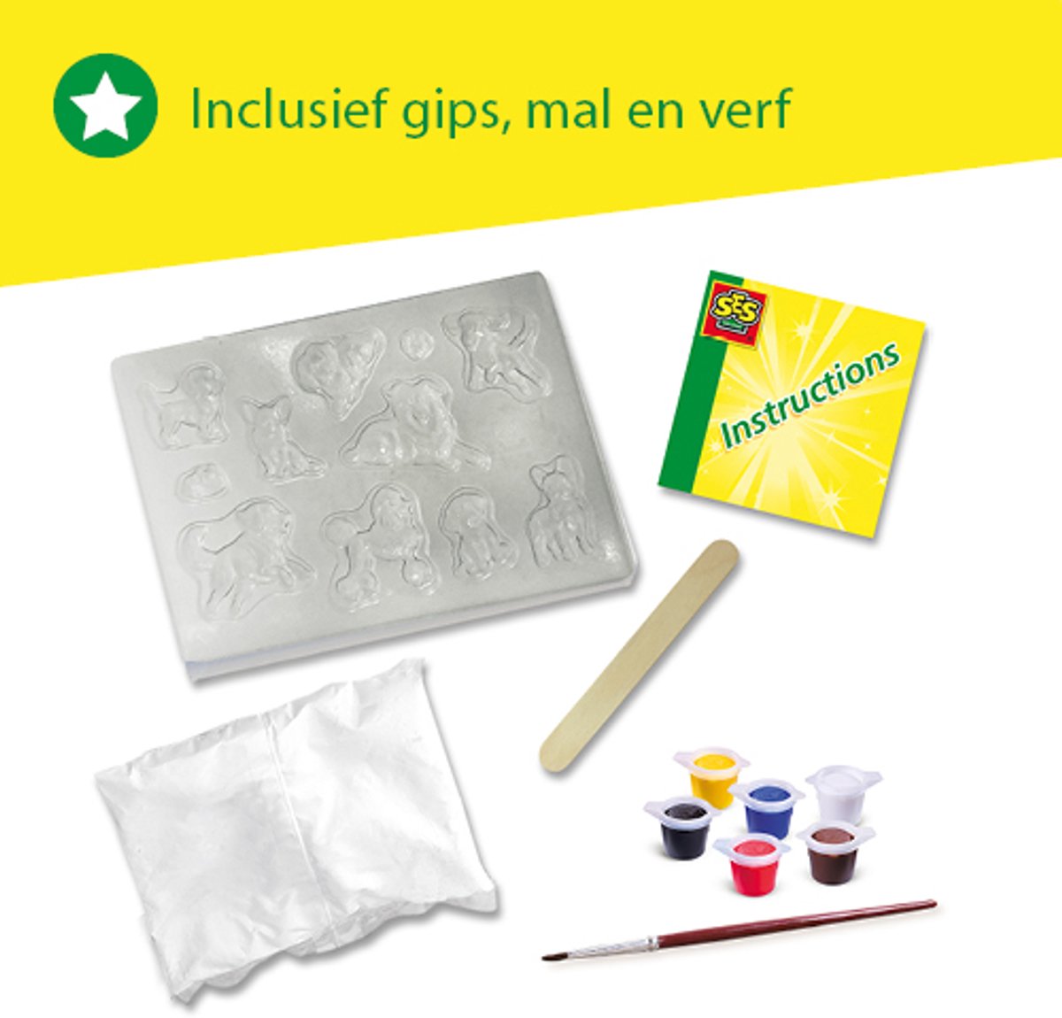 SES Creative gieten en schilderen eenhoorns