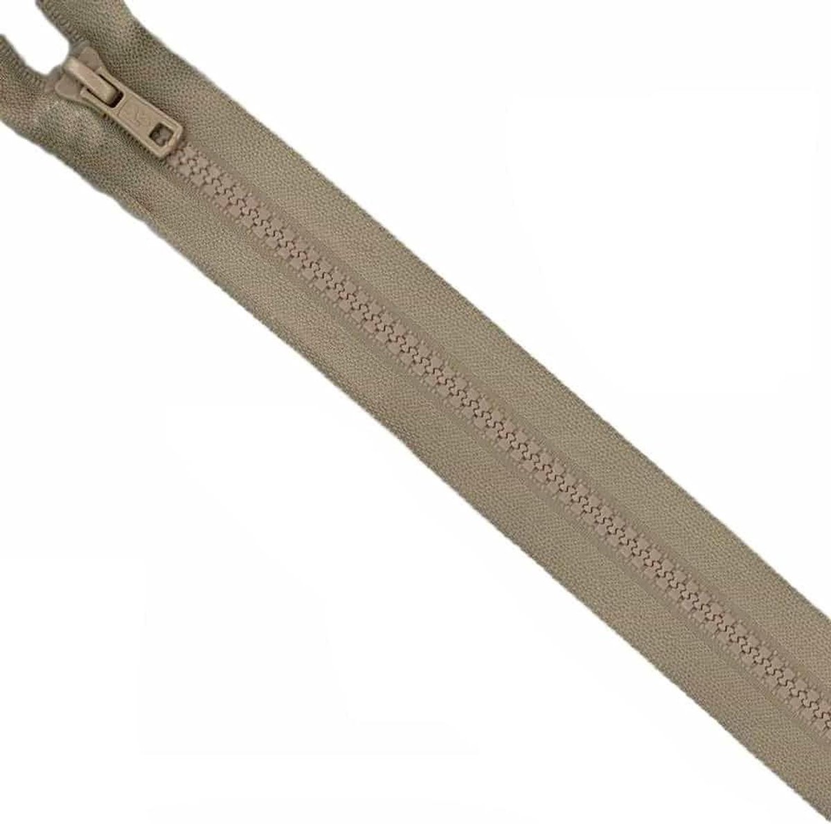 Plastic Ritsen - Open Ritsen - Kleding Maken - Chunky Open-Einde - 46 cm - Beige