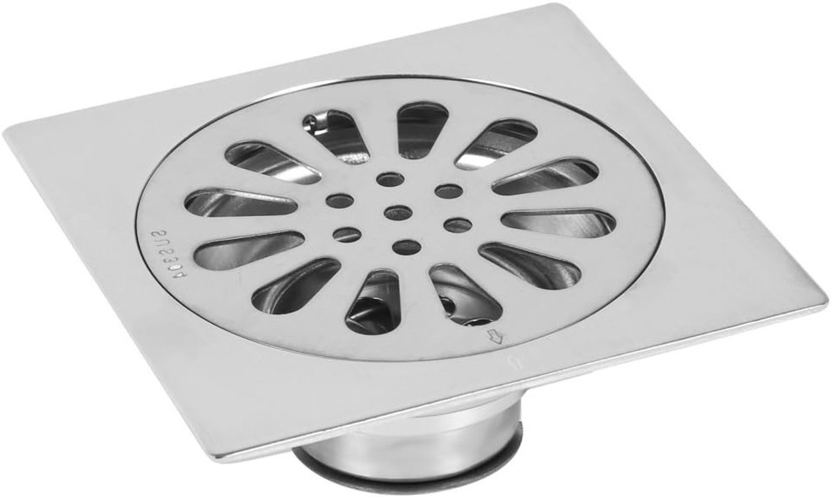 Dikke RVS Vloerafvoer Vierkant Antigeur Badkamer Deksel voor Douche - Stijl #3, Waterafvoer, Sanitair, Doucheaccessoires