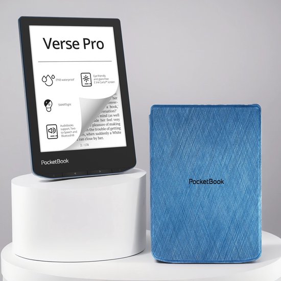 PocketBook Verse Pro Azure e-reader – Inclusief Blauw Hoes ... - cover