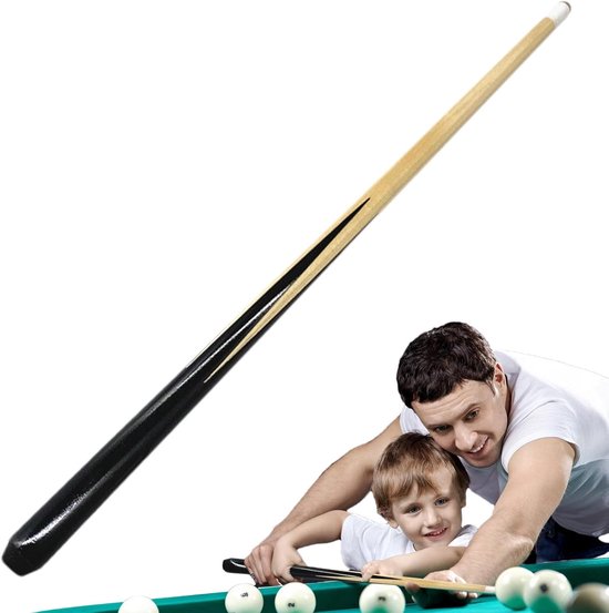 Kinder Keu - Biljart Stok - Spel Verbeteren - Lichtgewicht Hout - 50cm Lengte van kinder — afbeelding 5