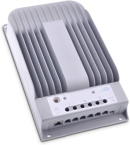 MPPT Zonne Laadregelaar - Solar Controller Energie Manager - Energie Opladen - Negatieve Aarding - 30A 150V - Grijs