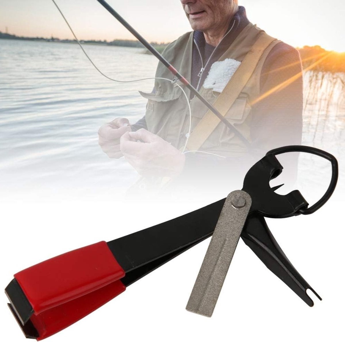 Metaal Vissnoer Cutter, Vliegvissen Draad Knipper, Snelle Knoop Tool voor Vissers en Hengelsport Accessoires