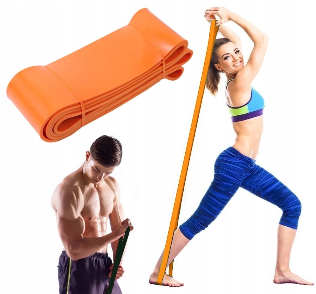 Tojato Power Band - Weerstandsband - 36-105 kg - Pomarańczowy