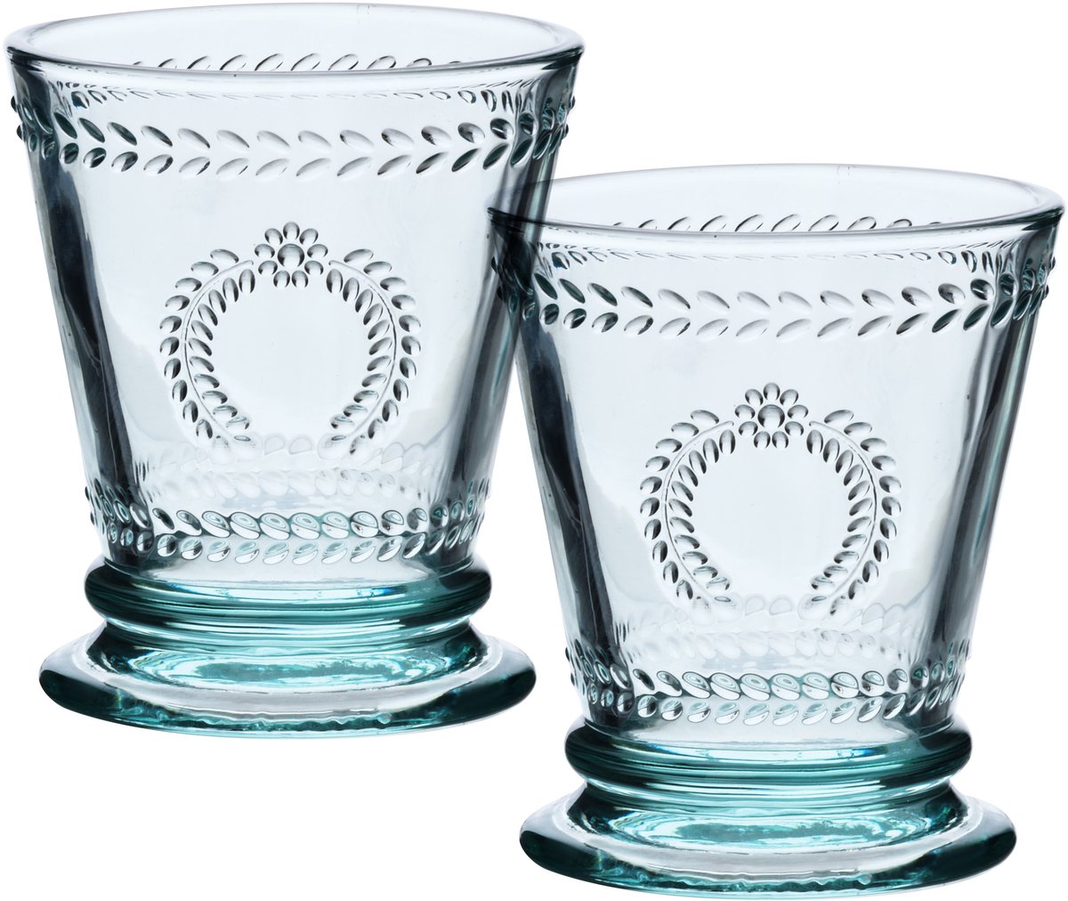 AFFEKDESIGN ECILA LIGHT - Glaszet - 260ml - Groen - Tweekleurig