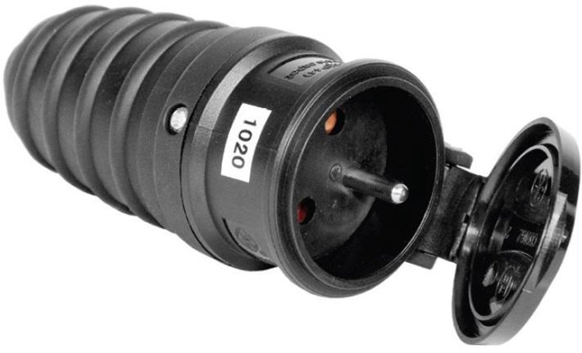PAWBOL - Gummistopcontact - 250V - 16A - IP44