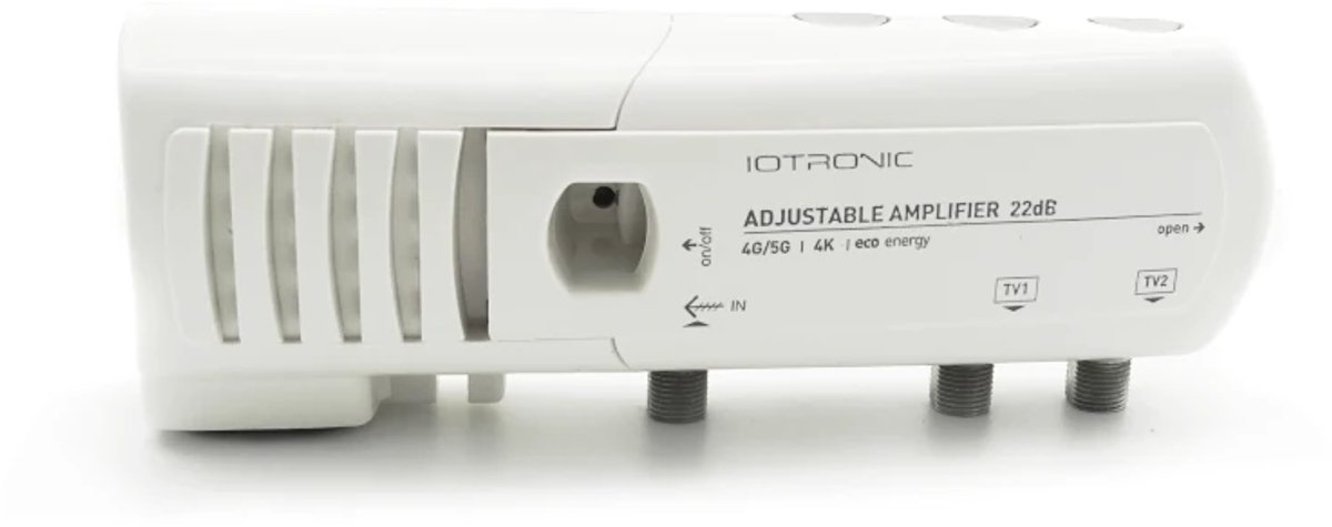 Televes IOTRONIC Serie - Autoversterker - 4G/5G-filter - Handmatige Regeling
