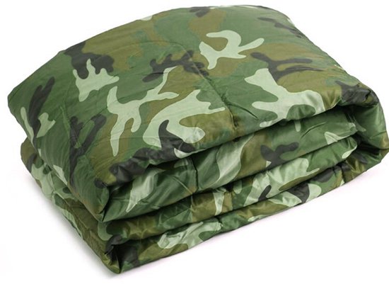 Camo Slaapzak Mummie - Dekbed - Mummy Slaapzak - Warme Trekking Slaapzak - Camouflage Dekbed van TecTake — afbeelding 2