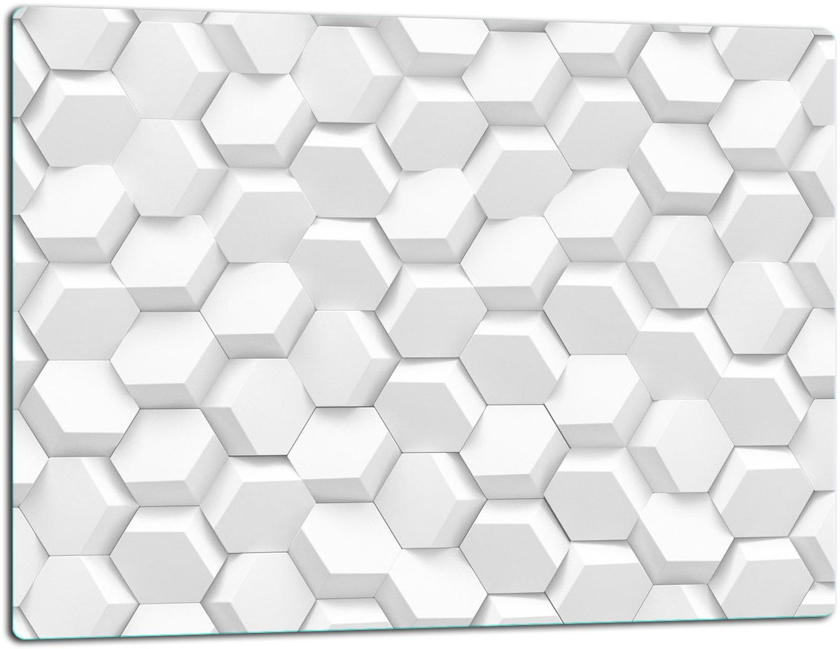 TMK ArtDeko - Snijplank - Inductiekookplaat Bescherming - 52x40cm - Beschermend Glas