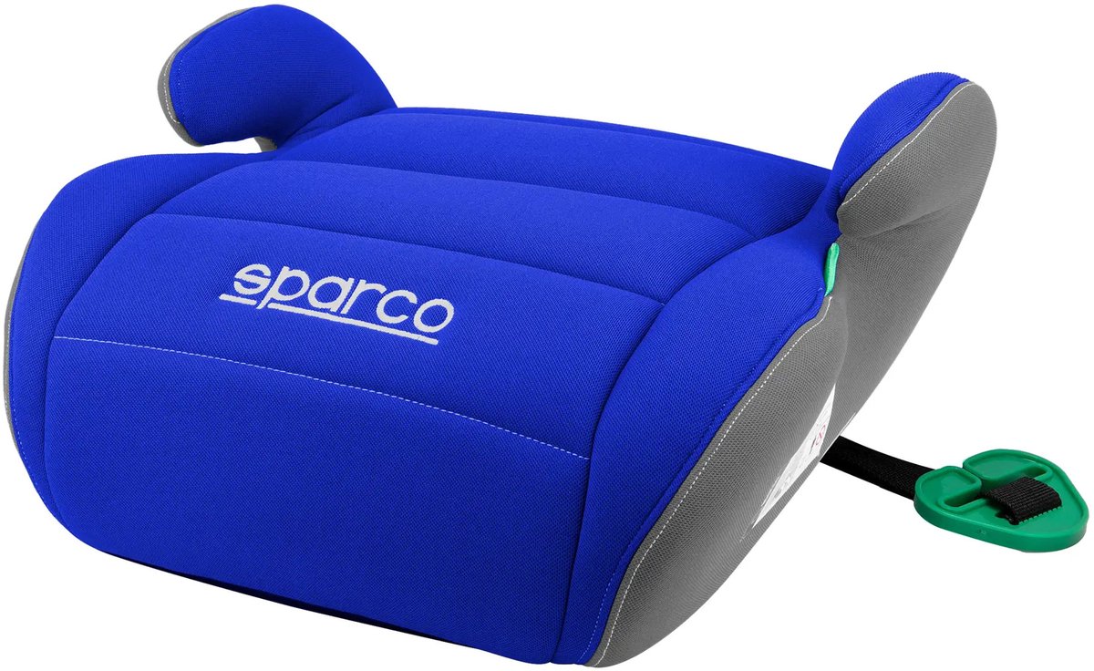 Sparco F100KI Zitverhoger Auto Zwart Blauw 125 - 150cm