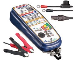 Tecmate Optimate 4 Acculader - Dual program - 12V