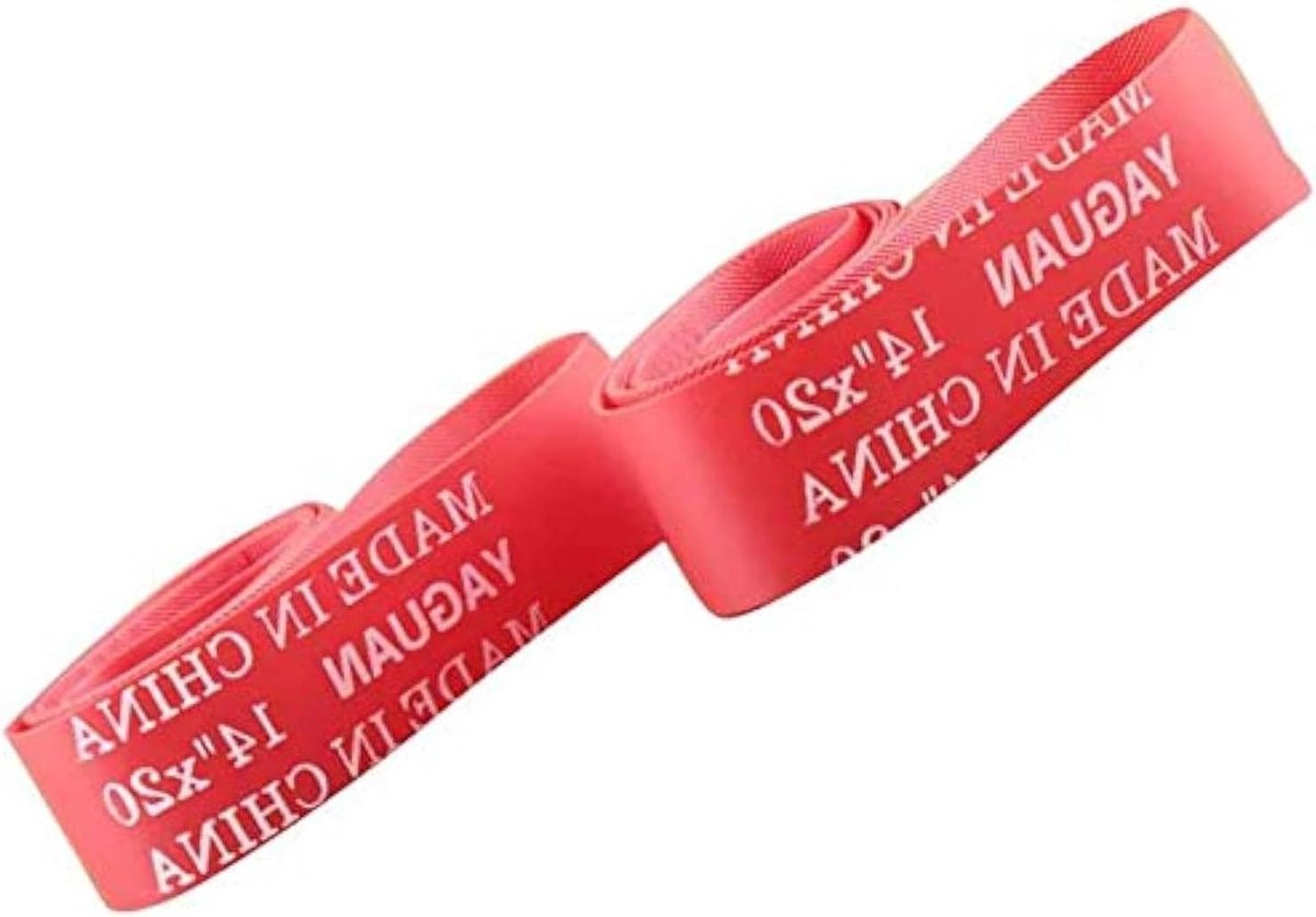 Fietsband Velg Tape - Binnenband Bescherming - Lekke Banden Voorkomen - Hoge Drukbestendig - 25 Stuks - Rood