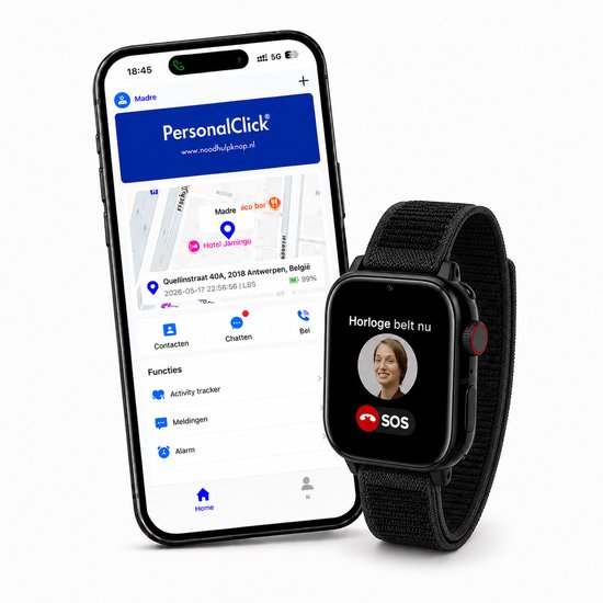 Alarm Horloge Ouderen Deluxe 4G