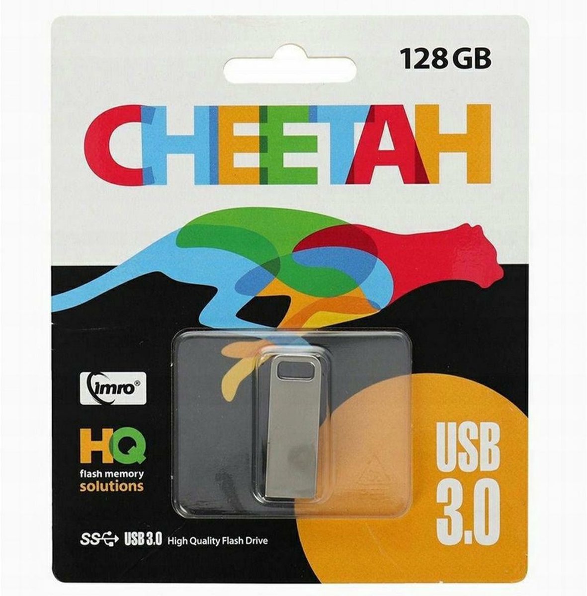 Imro - Usb stick - Geheugenkaart - Usb 3.0 - High Speed - 128 GB - Grijs