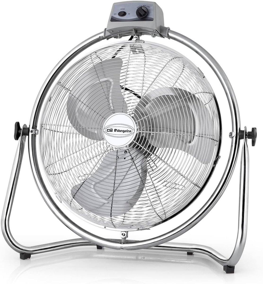 Grote Stille Tafelventilator met Draaifunctie, 50 cm Diameter