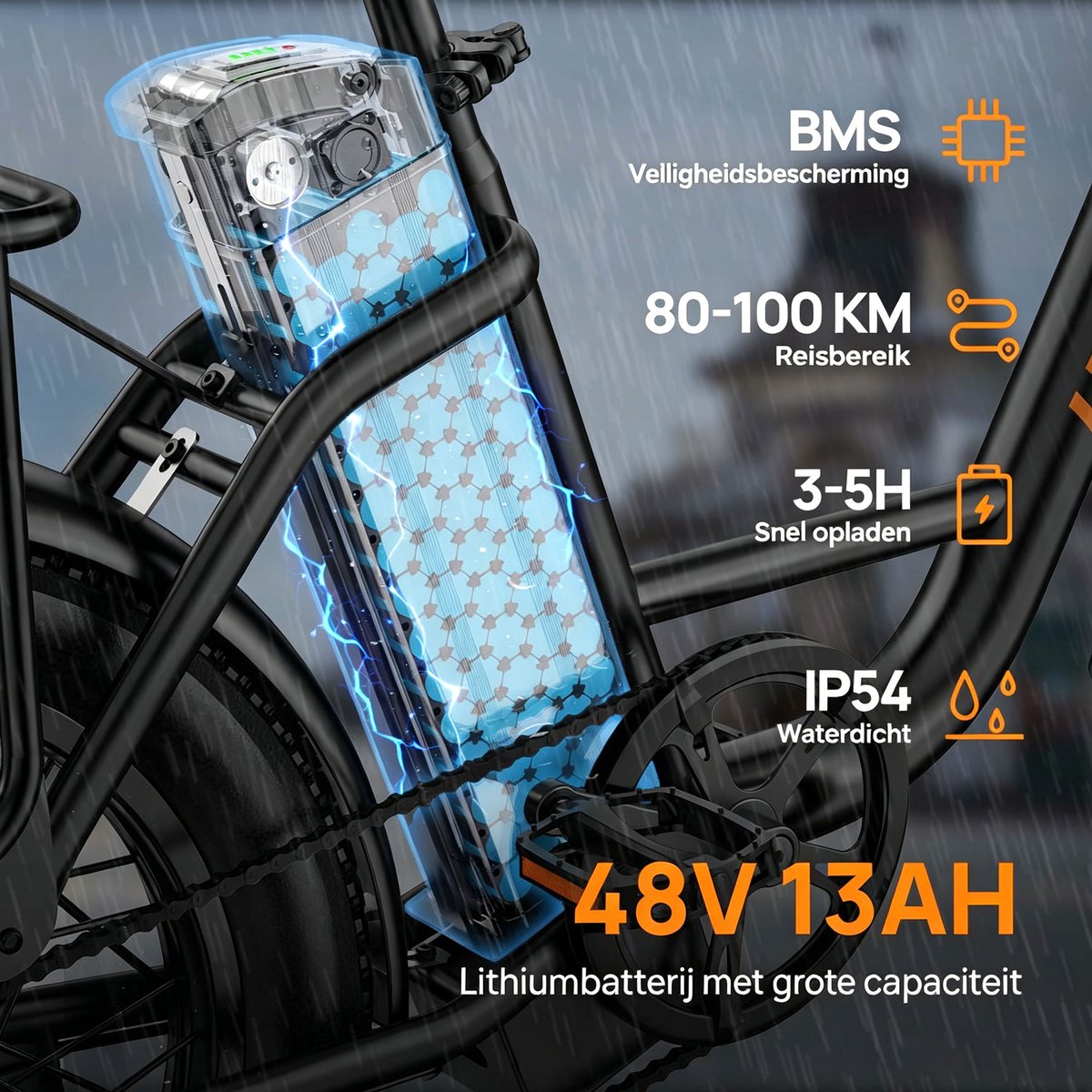 Qekud E20 Elektrische Fiets - 20 inch Fatbike thumbnail 5