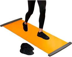 Hockey Slide Board - Fitness Slide Board - Balans Training - Impact Dispersion Technologie - 200 cm - Oranje