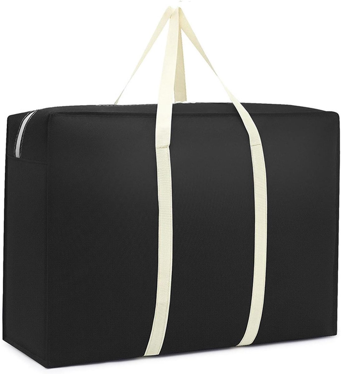 Grote Verhuisdozen - Opbergzakken Kleding - Opslag en Transport - Scheurbestendig Materiaal - 70 x 50 x 25cm - Zwart