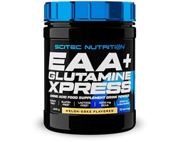 Scitec Nutrition® - EAA + Glutamine Xpress (300 gram - Melon/Coke) - Watermeloen/Cola - 33 doseringen - Essentiële aminozuren - BCAA - poeder