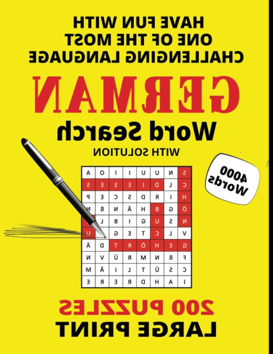 Woordzoeker Duits - Puzzelboek - Taal Leren - 200 Uitdagende Puzzels - 400 Pagina's - Niet gespecificeerd