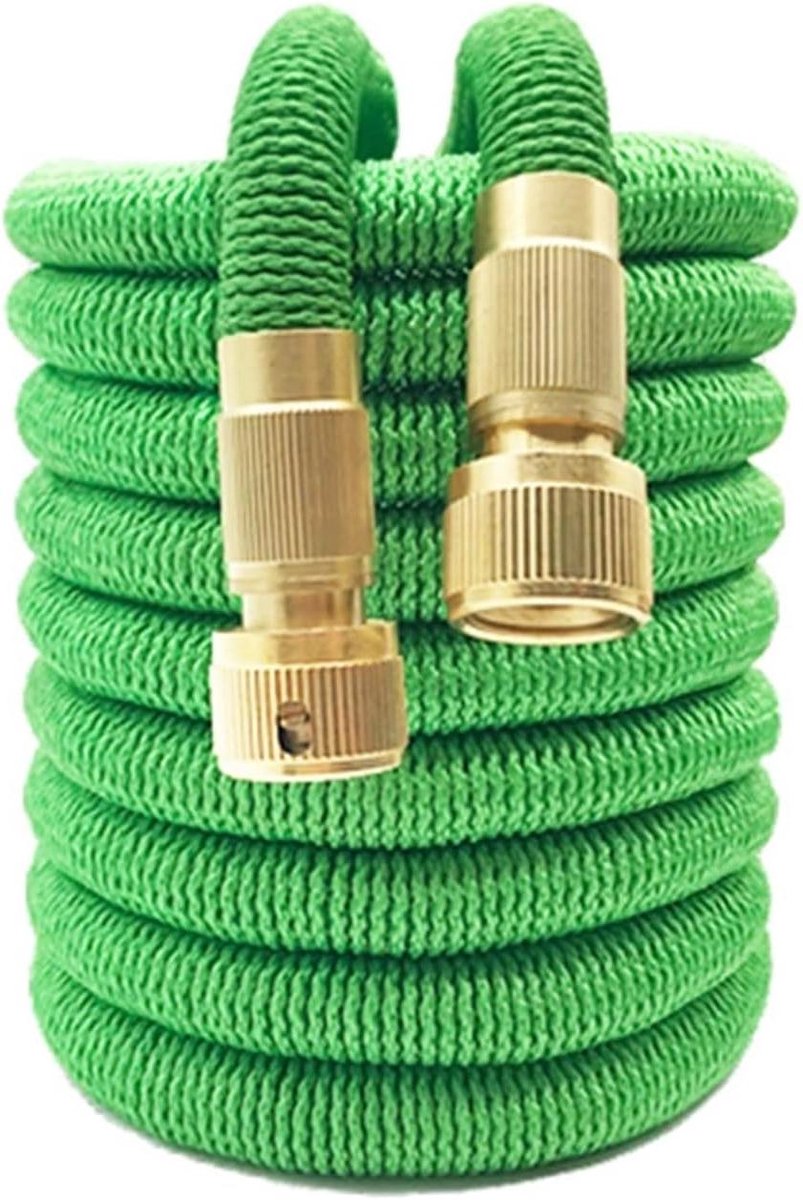 Tuinslang - Flexibele slang - Water geven - Automatisch oprolbaar - 5 meter - Groen