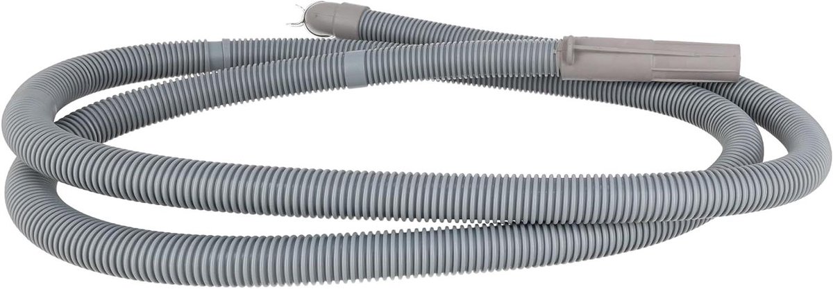 Afvoerslang Wasmachine - Verlengstuk Pijp - Water Afvoeren - Extra Lange Lengte - 265 cm - Grijs