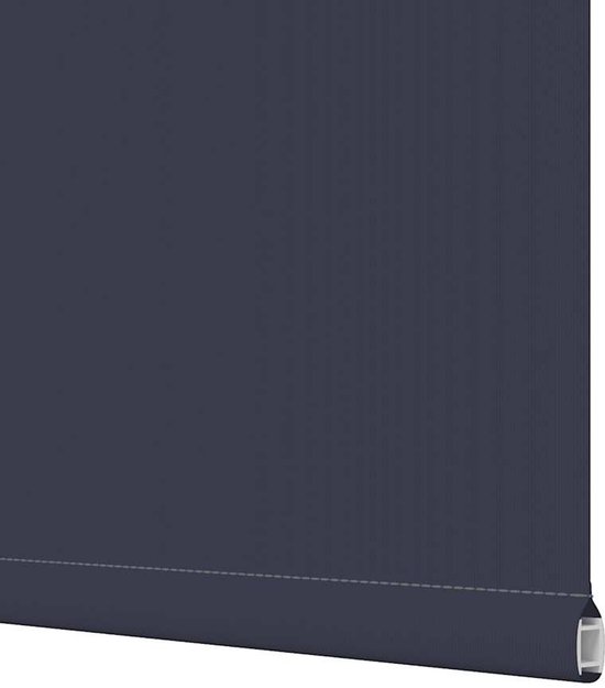 vidaXL - Store enrouleur - occultant - 115x130 - cm - largeur du tissu - 110,7 - cm - bleu