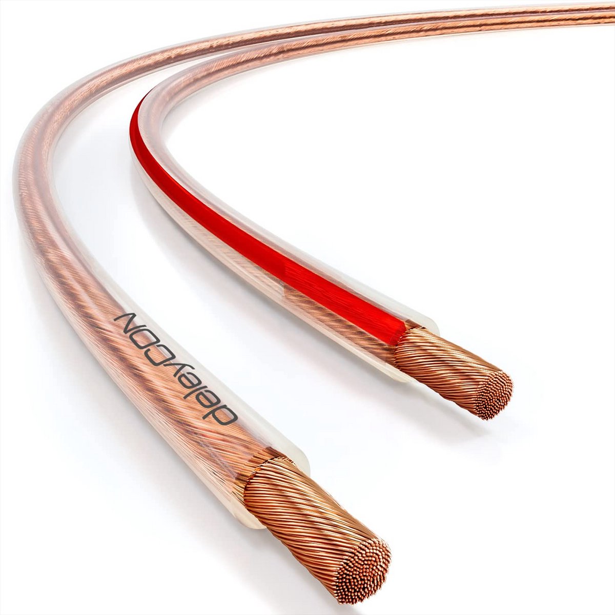 10m Luidsprekerkabel 2x 1,5 mm² Puur Koper OFC Speaker Kabel voor Hifi & Surround