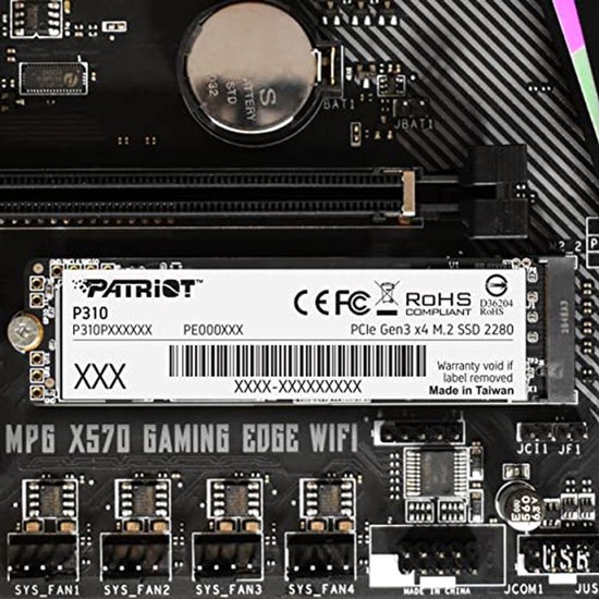 Interne SSD - Solid State Drive - Snelle Data Opslag - NVMe PCIe Gen3 x4 - 1.92TB - Veelkleurig — afbeelding 5
