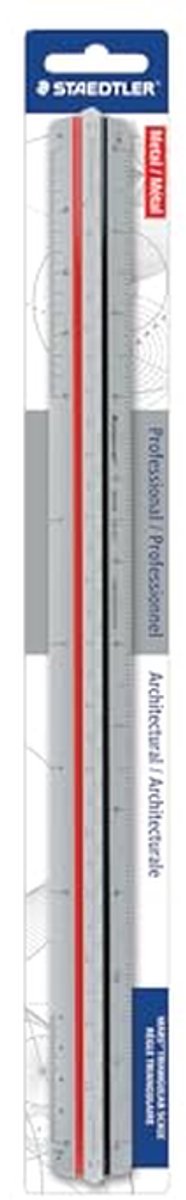 Architect Driehoekige Schaal 12 Inch - Nauwkeurige Meetinstrumenten voor Professionele Ontwerpers
